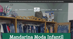 Desktop Screenshot of mandarinamodainfantil.com