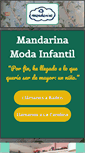 Mobile Screenshot of mandarinamodainfantil.com